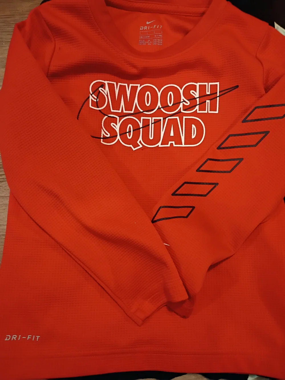 Nike Dri-FIT Men’s Swim Tee - Red Swoosh Squad